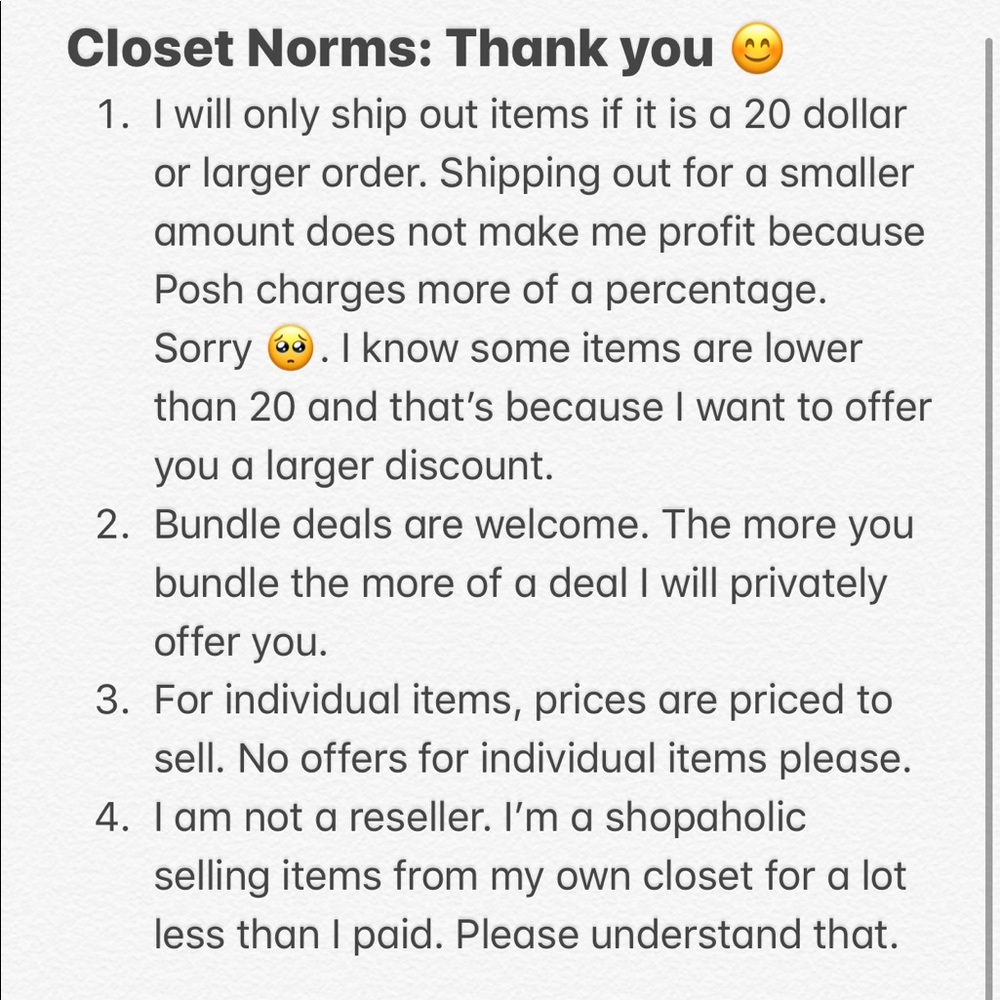 Here is some info on my closet.